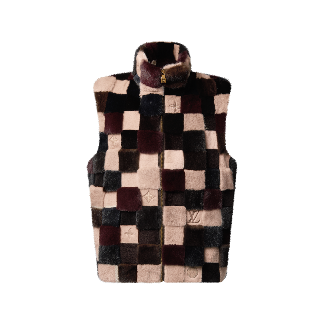 Damier Mink Vest - High-End Ready-to-Wear | LOUIS VUITTON